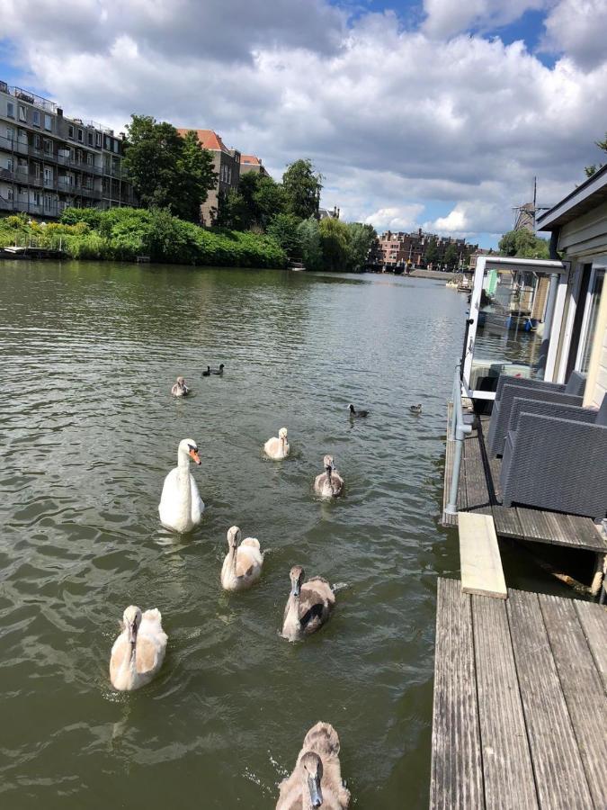 Luxury Studio On Robs Houseboat Special For Couples Amsterdam Eksteriør bilde